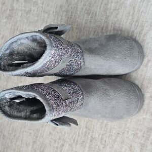 Bebe Girls Glitter Boots